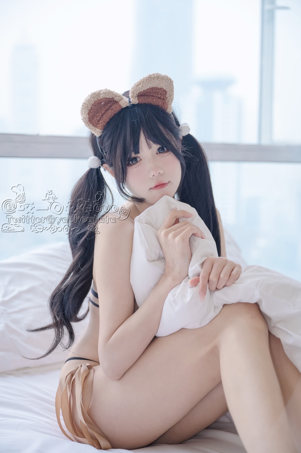 黏黏团子兔 NO.010 小熊睡衣