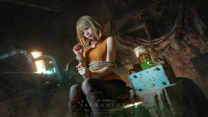 重磅福利 黏黏团子兔 咬一口兔娘ovo 生化危机4重置版 阿什莉 1V[60P/1.45G]