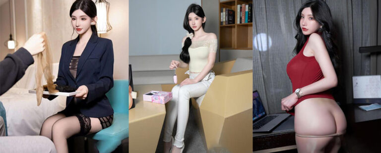 抖音22万粉丝网红周于希秀人网当家花旦模特3p门事件