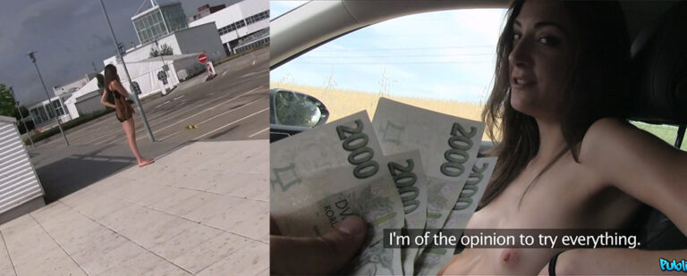 捷克街头搭讪大师又来了金钱开道无往不利拿下长腿包臀裙美女