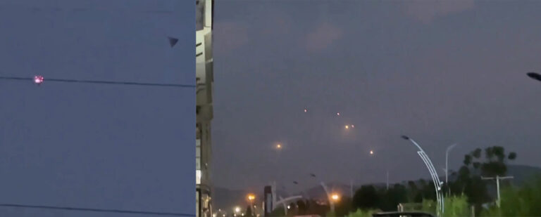 天津滨海国际机场再次封闭无法降落现场群众拍到不明飞行物