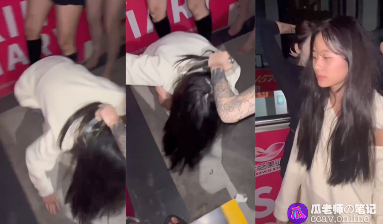 抖音快手20万粉丝女网红零御被线下精神小妹真实事件