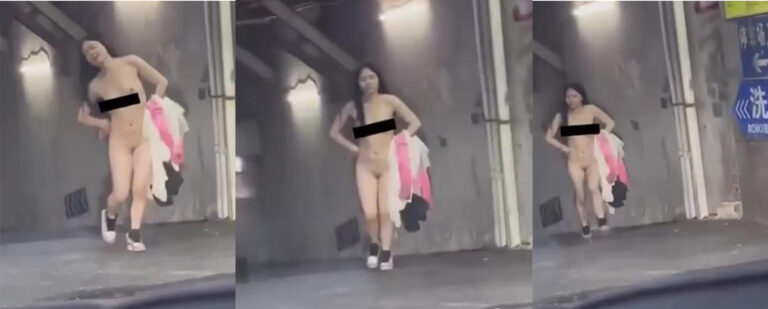 守护解放西更新了？长沙解放西路地下车库出口惊现全裸少妇