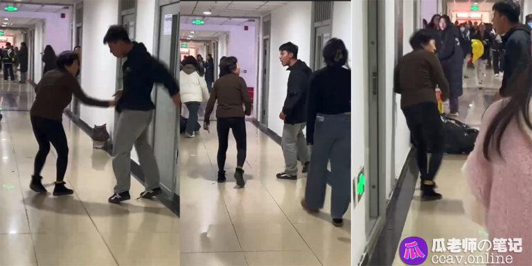 某大学情侣闹分手男子硬闯女生宿舍打人事件