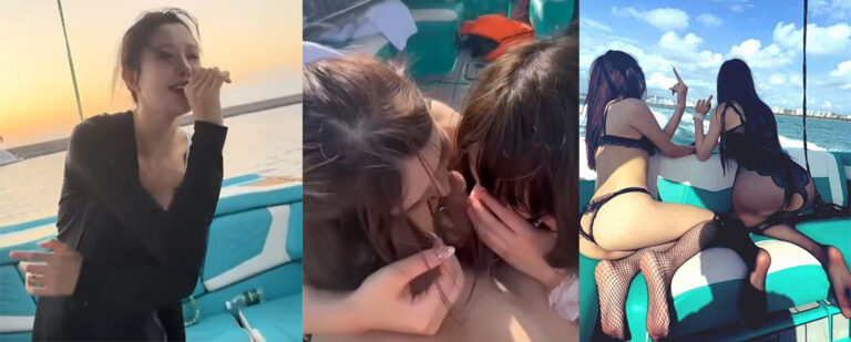 三亚炮舰门事件看海浪又看大波浪游艇宝贝高价陪玩陪睡一分半完整版