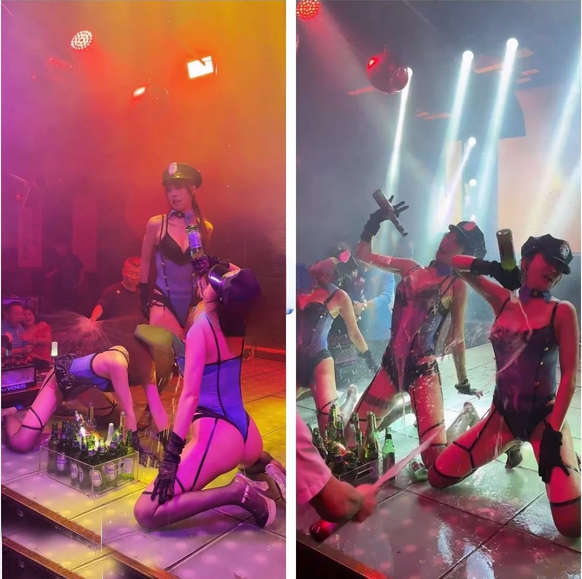 某酒吧流出 超大尺度湿身热舞[3V/1.47G]