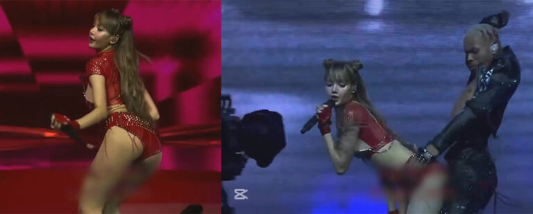 韩国女团BlackPink成员lisa科切拉音乐节舞蹈再热争议性暗示拉满