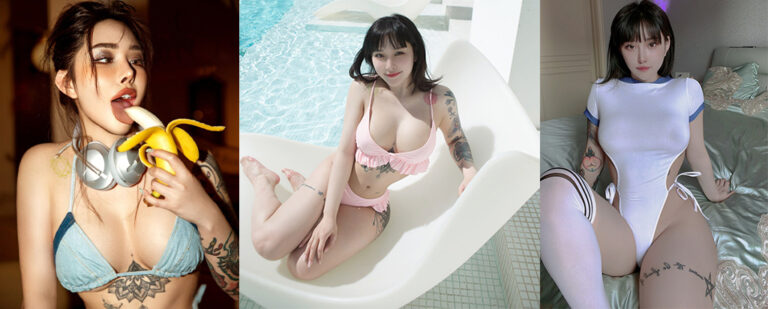 抖音300万粉丝极品蜜桃臀擦边网红宋昱欣纹身实锤福利姬