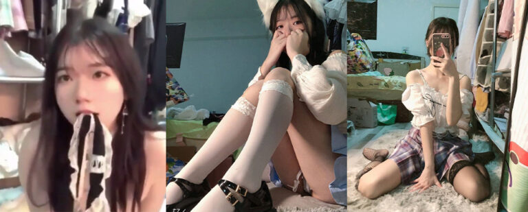 杭州浙大城市学院宿舍福利姬白炜彤校内私拍大尺度视频曝光