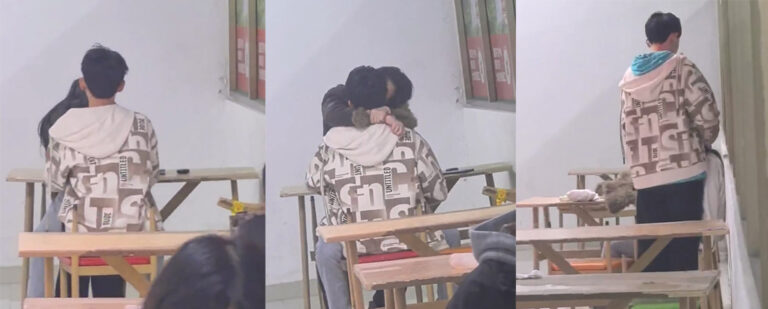 潍坊科技学院校内超市全福元学生情侣店内野战真刺激