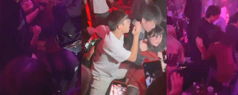 三男挣一女？杭州夜店狂欢太上头红色包臀黑丝小妹太会玩