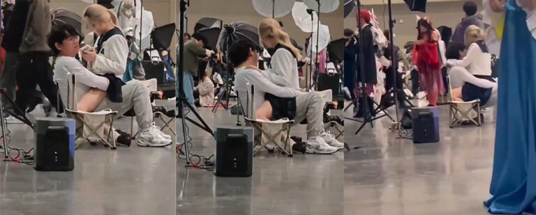 漫展烧鸡又作妖！重庆地平线漫展大胆JK少女场地与男友doi