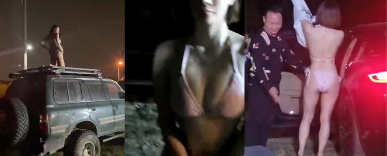 又骗我买车？车友会户外露营比基尼清凉靓女助阵太香艳