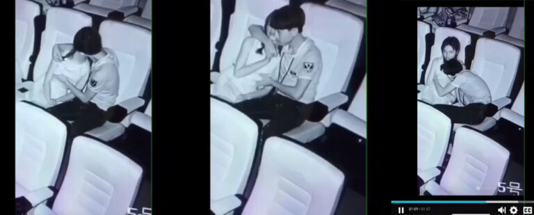 5号厅的爱情故事情侣电影院激情动作太大胆监控镜头是MVP