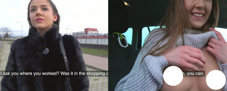 海外版真心话大冒险捷克街头搭讪大师偶遇内心有些狂野的嫩妹