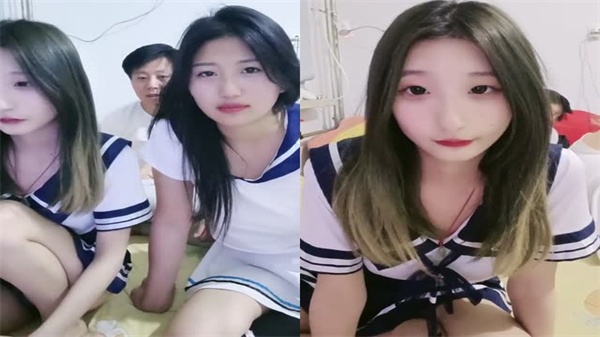  [呱呱录屏] 3D奶糖两个漂亮的学生妹裸聊直播收费啪啪大秀