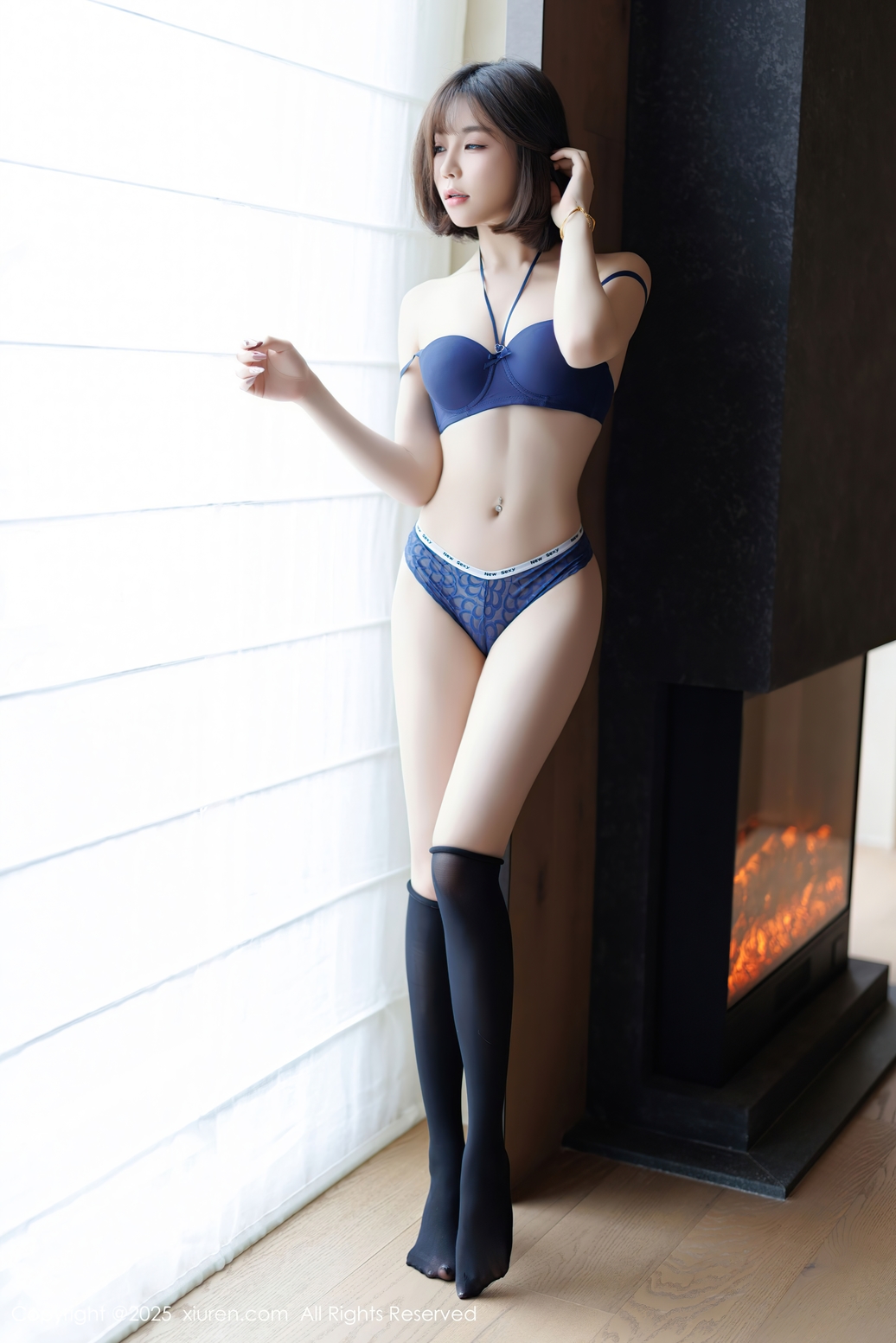 女神 徐莉芝 性感蓝色内衣 御姐姿态婀娜妩媚 端庄气质撩人心怀[85P/724M]