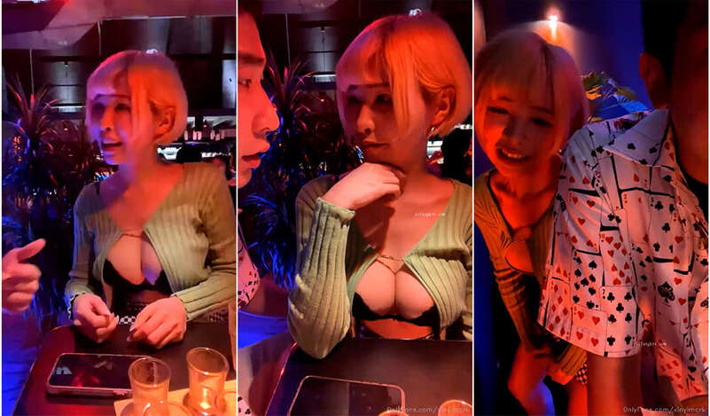 網黃之間的對決,OF網黃大佬xinyimark對戰巨乳短發網黃綺綺