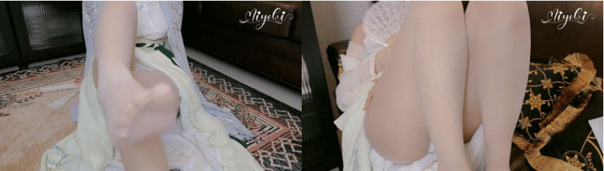 国产二次元福利姬Coser「铃木美咲」大尺度私拍 中国风白色丝袜汉服少女