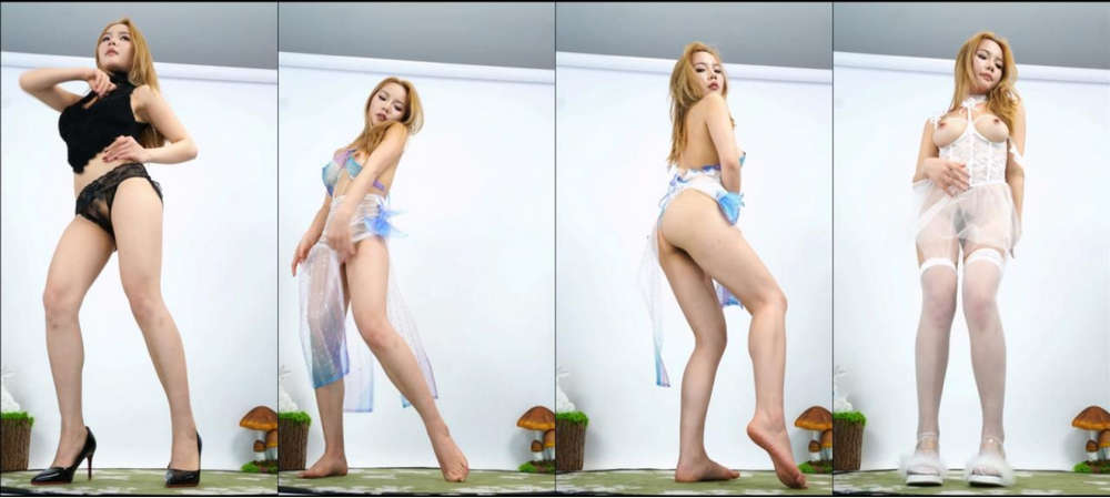 顶级舞团U秀，高颜值御姐【雨灵儿】重磅珍藏裸舞秀，情趣露三点摇摆挑逗(16V)