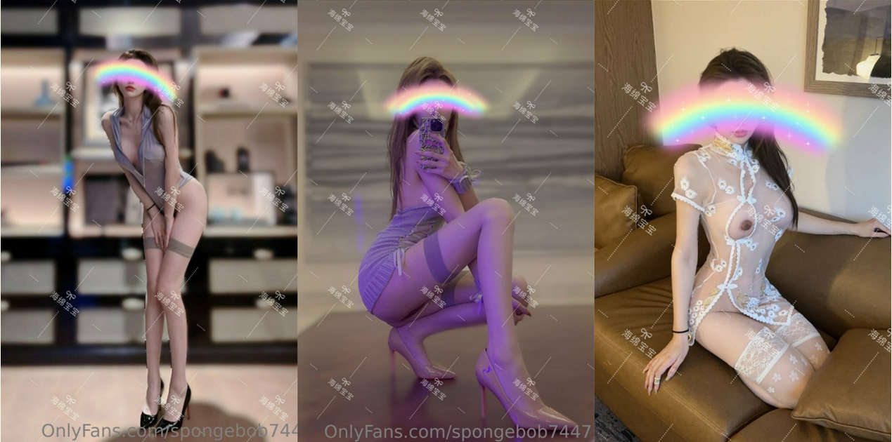 绝美颜值九头身丝袜高跟美腿名媛「海绵宝宝」「小海绵」OF大尺度私拍