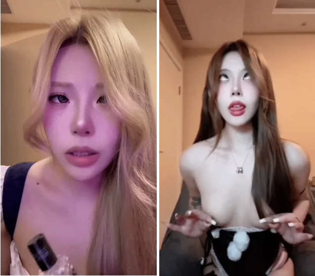 抖音18W粉【枭娍】极品御姐大尺度阿黑颜自拍合集[46V/33P/6.42G]